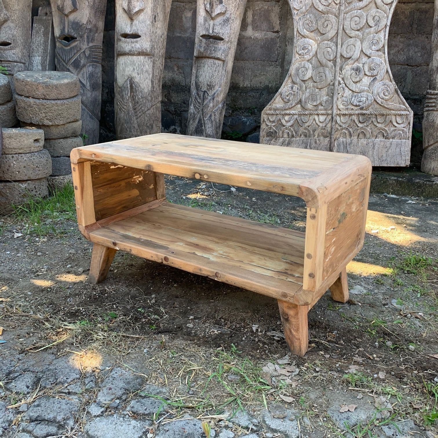 Small Reclaimed Teak Coffee Table | Kaiku